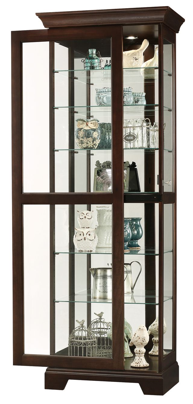 Howard Miller® Martindale II Espresso Curio Cabinet 1