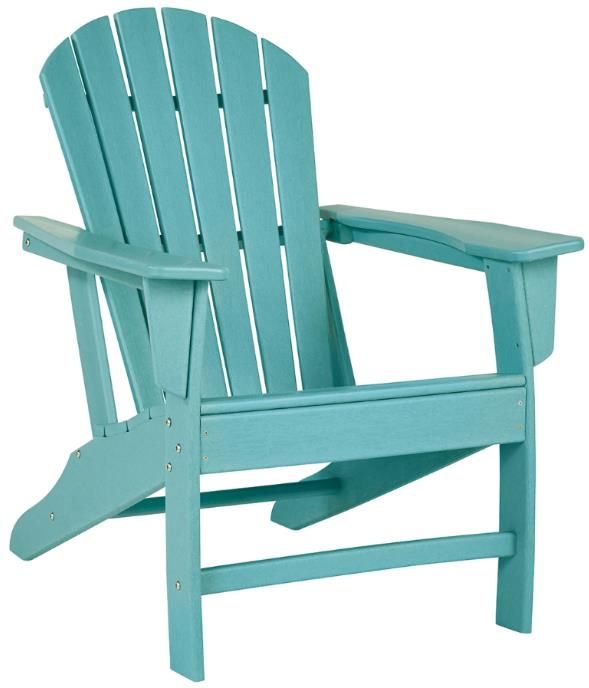 Signature Design by Ashley® Sundown Treasure 2-Piece Turquoise Outdoor Seating Set 1