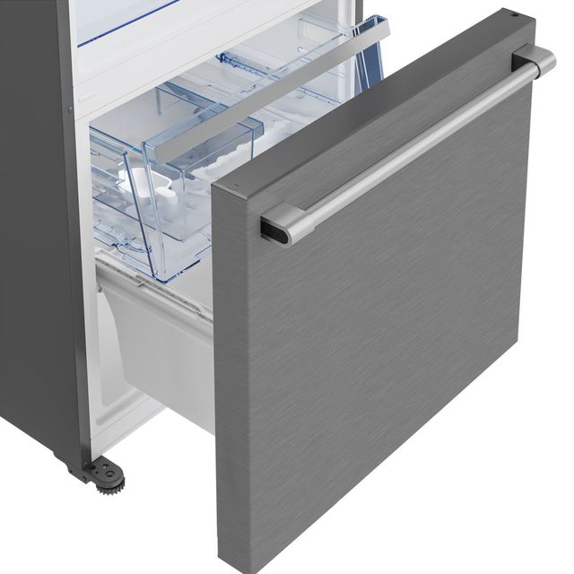 Beko 16.1 Cu. Ft. Fingerprint-Free Stainless Steel Counter Depth Bottom Freezer Refrigerator  5