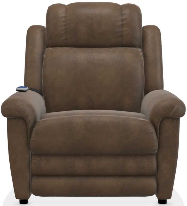 La-Z-Boy® Clayton Ash Gold Power Lift Recliner with Massage and Heat