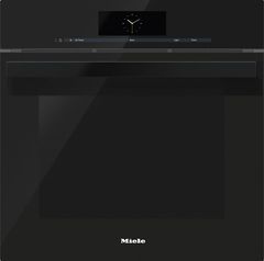 Miele 23.5" Electric Built in Single Oven-Obsidian Black