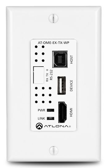 Atlona® Wallplate Transmitter for HDMI with USB 1