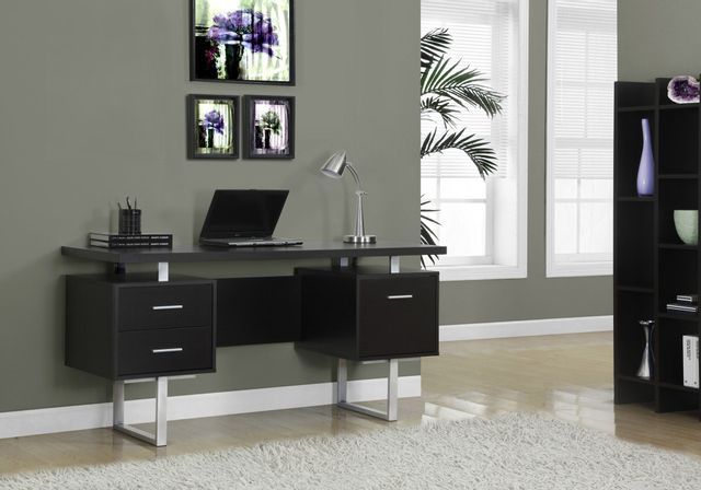 Monarch Specialties Inc. Espresso 60" Computer Desk