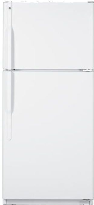 GE  24" Top-Freezer Refrigerator-White