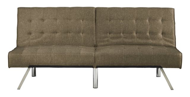 Signature Design by Ashley® Sivley Brown Flip Flop Armless Sofa-1