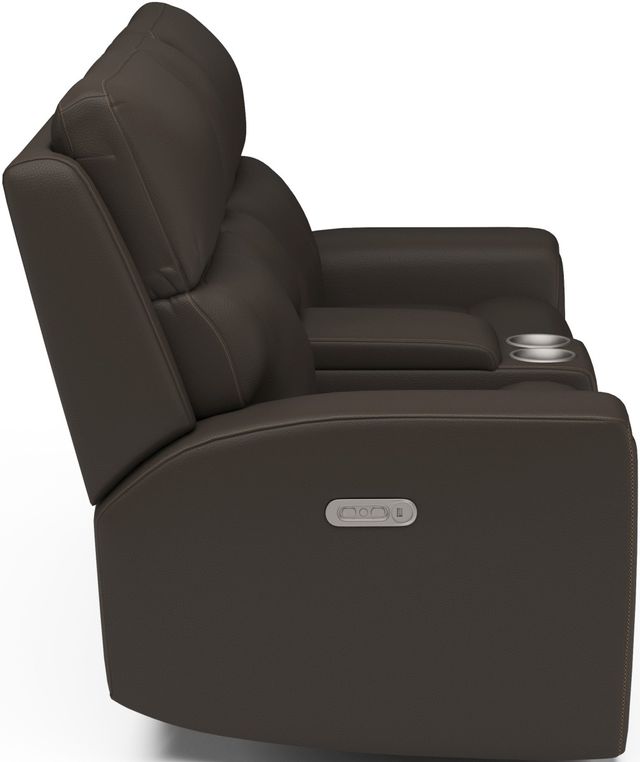 Flexsteel® Jarvis Mica Power Reclining Loveseat with Console and Power Headrests 7