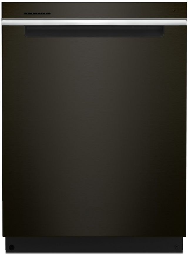 Whirlpool® 24" Fingerprint Resistant Black Stainless Top Control Built In Dishwasher-0