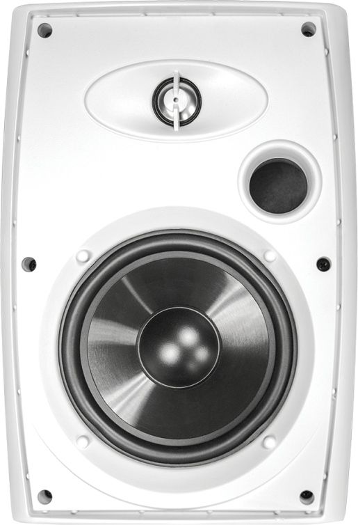 URC® Total Control® 6.5" White Two-Way Outdoor Speaker 1