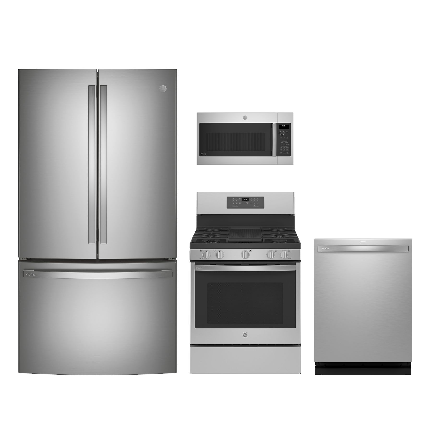 GE Profile 4 Piece Stainless Steel Kitchen Package Percy S   E891c494 0f42 49a3 Bb9b Fdb041c73eb8 