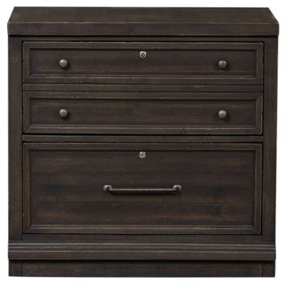 Liberty Furniture Harvest Home Black Bunching Lateral File Cabinet