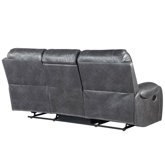 Steve Silver Co. Keily Grey Reclining Sofa with Dropdown Table-3