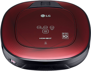 LG Hom-Bot Square Robotic Vacuum-Ruby Red