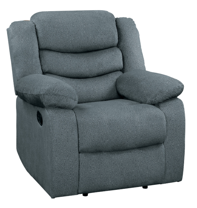 Homelegance® Discus Gray Reclining Chair