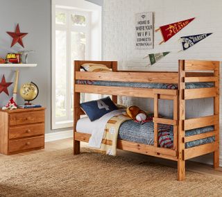 Simply Bunk Beds Stackable Twin Over Twin Bunk Bed