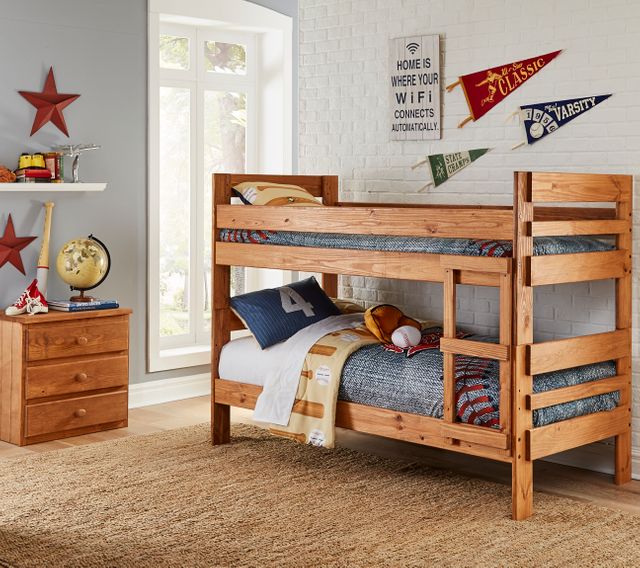 Simply Bunk Beds Stackable Twin Over Twin Bunk Bed-0