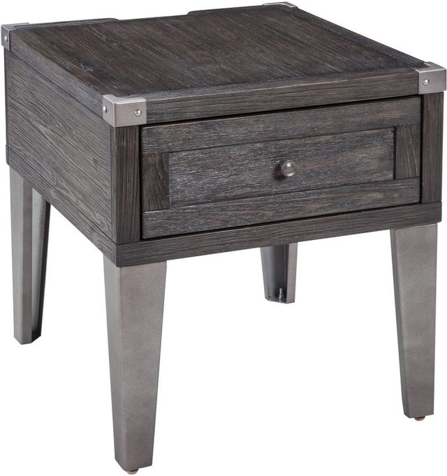 Table d'extrémité carrée Todoe, gris, Signature Design by Ashley®