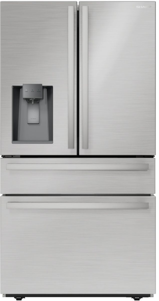 Sharp® 21.6 Cu. Ft. Stainless Steel Counter Depth French Door Refrigerator