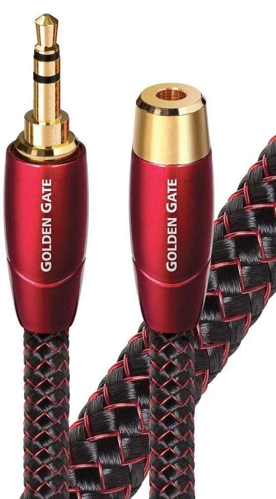 AudioQuest® Bridges And Falls Series Golden Gate 1.0 M Male to Female RCA Cable