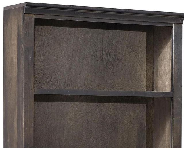 Aspenhome® Churchill 60" Ghost Black Bookcase with 3 Fixed Shelves 2