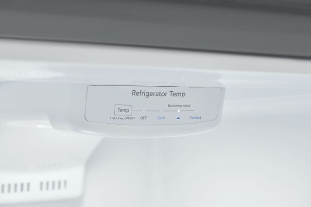 Frigidaire® 11.6 Cu. Ft. Brushed Steel Top Freezer Refrigerator 4