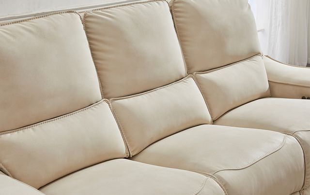 Cheers Enzo Cream Power Reclining Sofa with Power Headrests-3