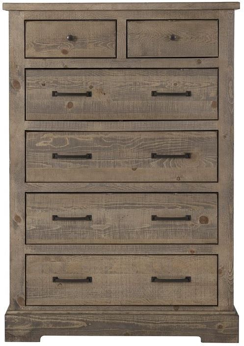 Progressive® Furniture Meadow Weathered Gray Chest 1