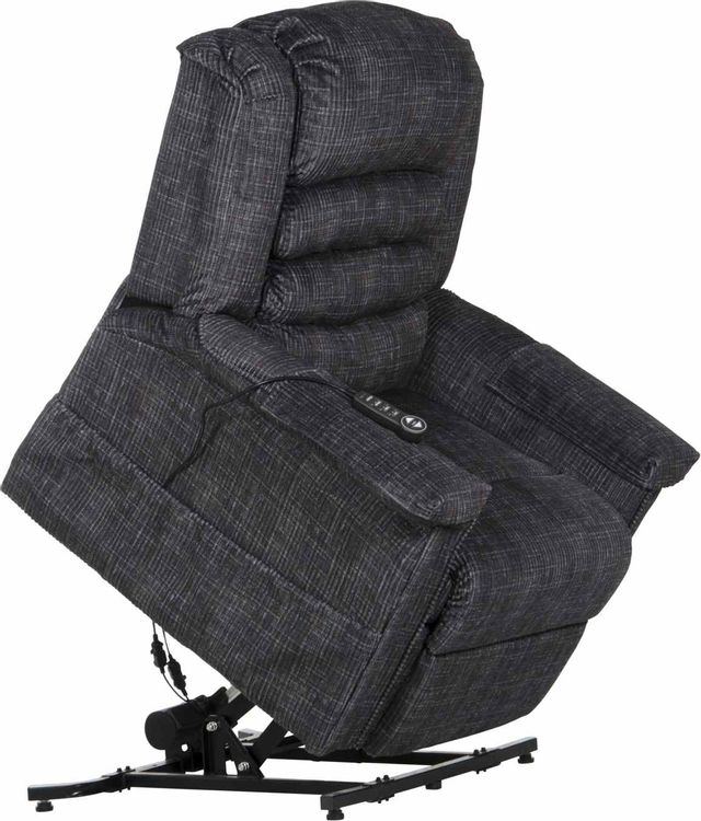 Catnapper® Soother Smoke Power Lift Full Lay-Out Chaise Recliner with Heat & Massage 5