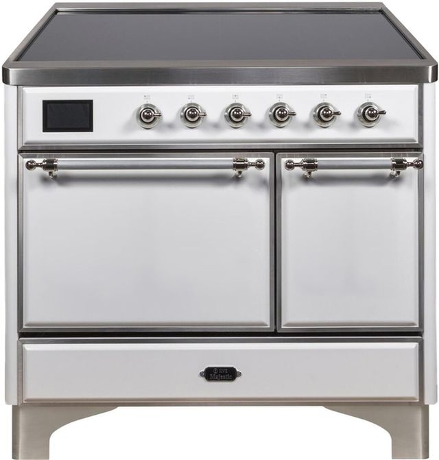 Ilve Majestic Series 40" Stainless Steel Freestanding Induction Range 6