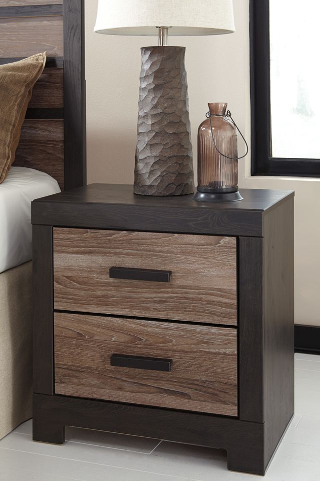 Signature Design by Ashley® Harlinton Charcoal/Warm Gray Nightstand 2