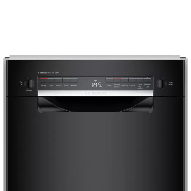 Bosch® 300 Series 18" Black Built-In Dishwasher-1