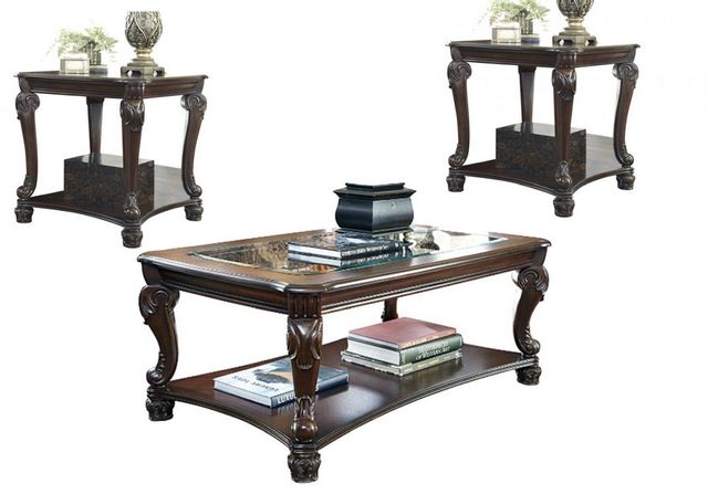 Signature Design by Ashley® Norcastle Dark Brown End Table 6