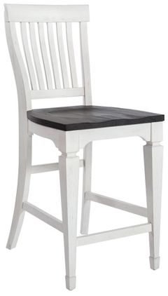 Liberty Allyson Park Charcoal/Wirebrushed White Dining Counter Height Chair