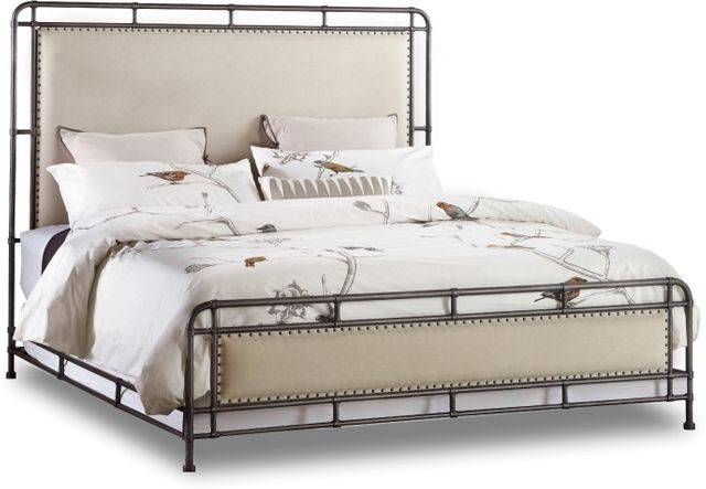 Hooker® Furniture Studio 7H Beige Queen Metal Upholstered Bed 0