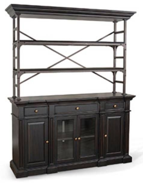 Sunny Designs™ Scottsdale Black Walnut Buffet and Hutch | Furniture Time