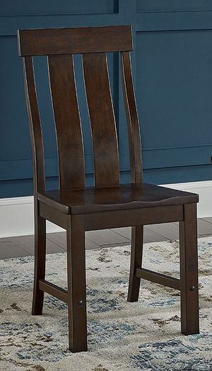 A-America® Henderson Dark Brown Slatback Dining Chair