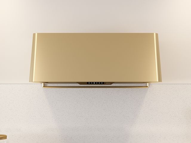 Zephyr Designer Collection Mesa 36" Satin Gold Wall Mounted Range Hood 1