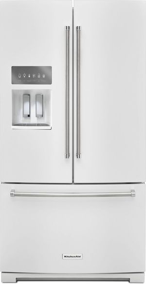 KitchenAid® 26.8 Cu. Ft. White French Door Refrigerator