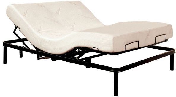 Coaster Negan Queen Adjustable Bed Base Grey and Black