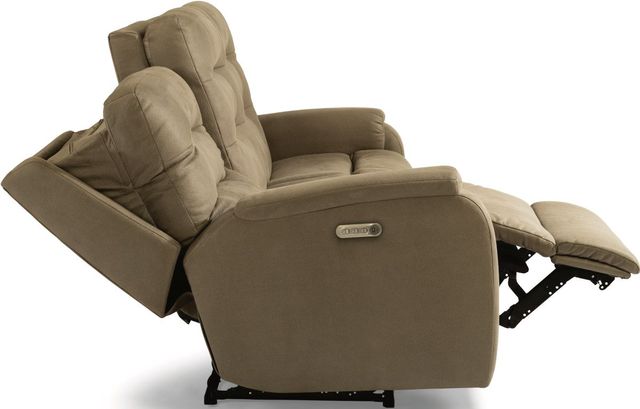 Flexsteel® Arlo Power Reclining Sofa with Power Headrests and Lumbar 3