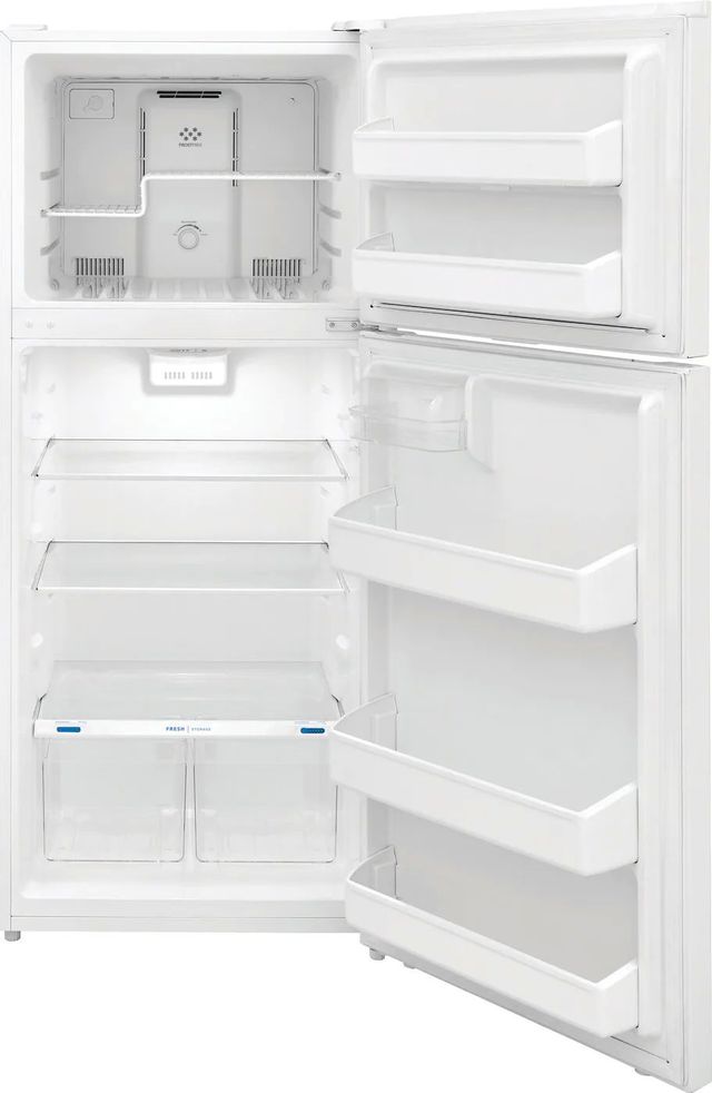 Frigidaire® 17.6 Cu. Ft. White Top Freezer Refrigerator 2