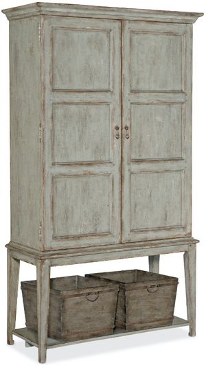 Hooker® Furniture Alfresco Vino Della Vita Vintners Gustavian Blue Cabinet
