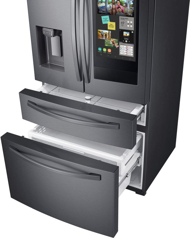 Samsung 27.7 Cu. Ft. Fingerprint Resistant Black Stainless Steel French Door Refrigerator 7