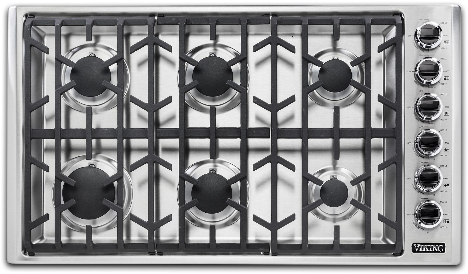 Viking® Professional 5 Series 36" Stainless Steel Liquid Propane Gas Cooktop