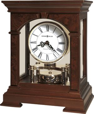 Howard Miller® Statesboro Cherry Bordeaux Mantel Clock