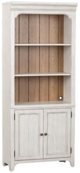 Antique white deals bookcase