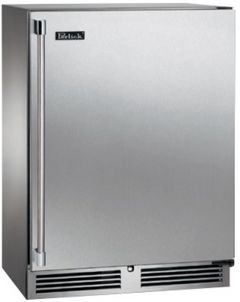 Perlick® Signature Series Shallow Depth Stainless Steel 18" Solid Panel Ready Door Beverage Center