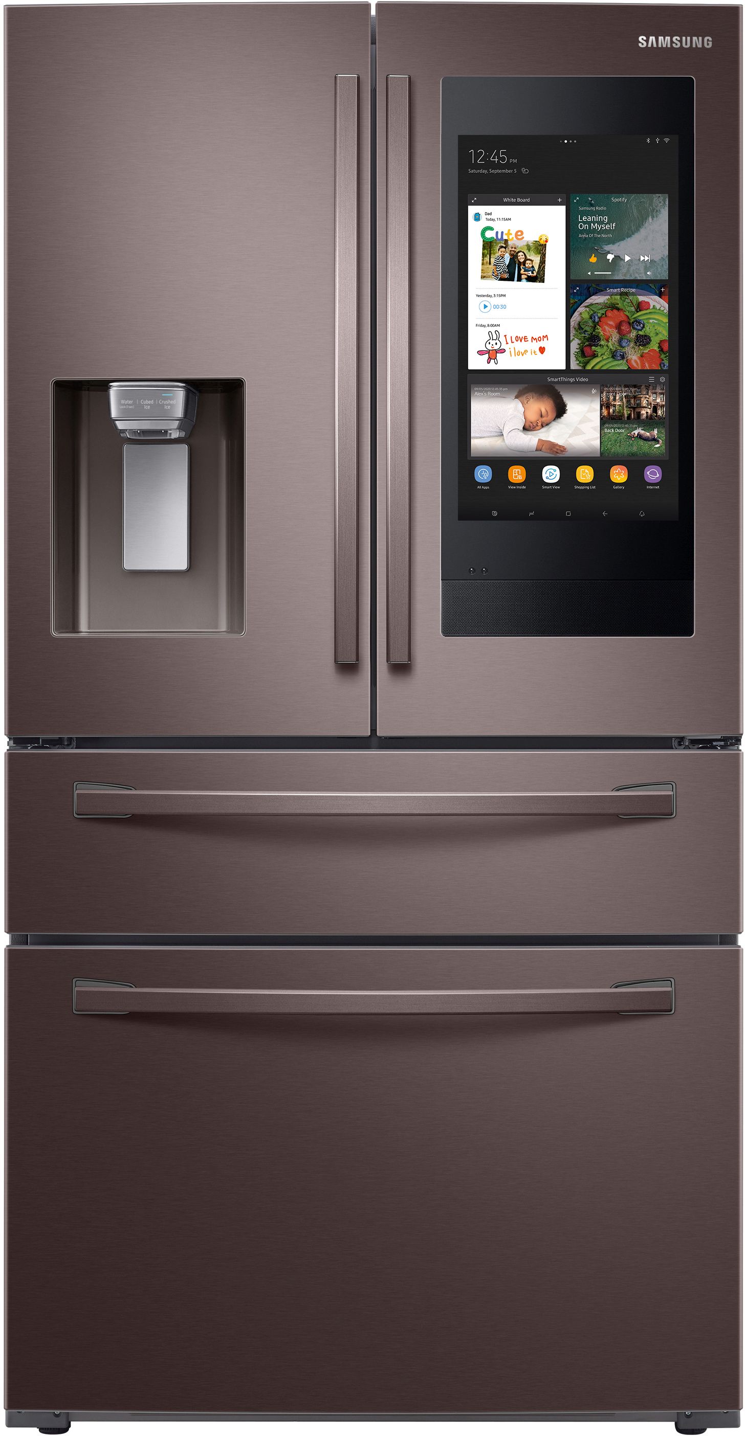 Samsung 27.7 Cu. Ft. Fingerprint Resistant Tuscan Stainless Steel French Door Refrigerator