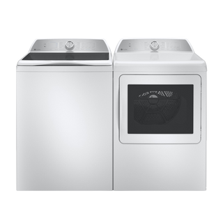GE 4.9 cu.ft. Smart Top Load Washer and Electric Dryer pair with Microban