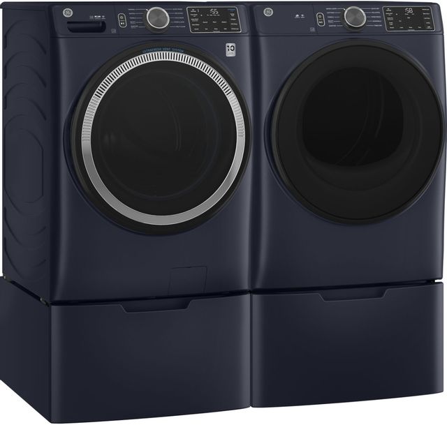 GE® 7.8 Cu. Ft. Sapphire Blue Smart Front Load Gas Dryer 7