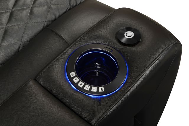 Lambor Furnishings Transformer Love Seat Console with Power Headrest-2